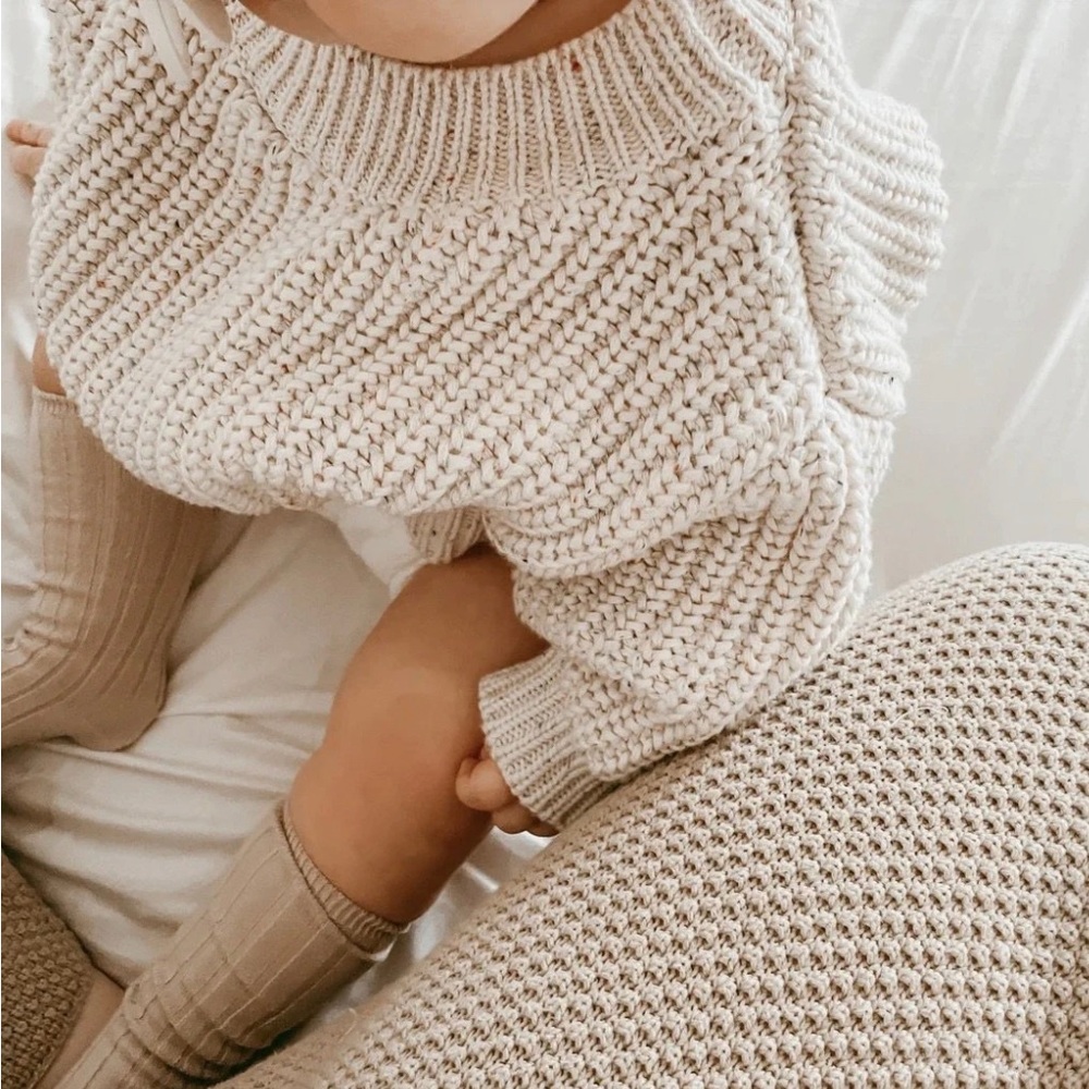 Oat & Co Chunky Knit Sweater 1-2years old